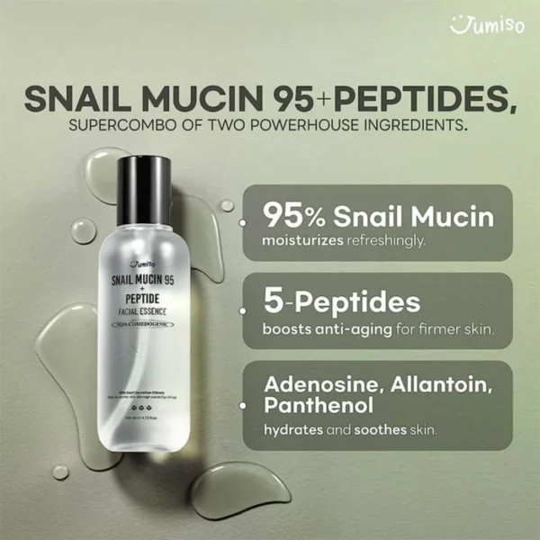 Jumiso Snail Mucin 95+ Petide Facial Essence - 140ml